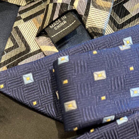 STAFFORD Tie Lot (4) Four Men's Ties  EUC - Picture 6 of 8